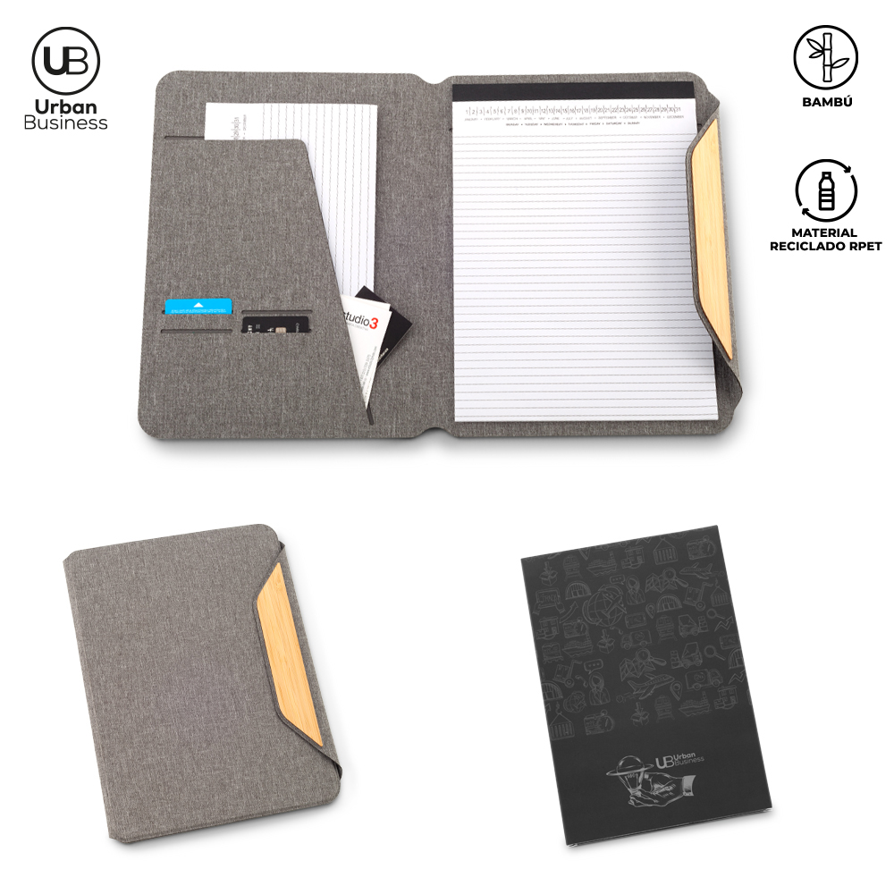 Carpeta Folder RPET Bamboo Urban Business 