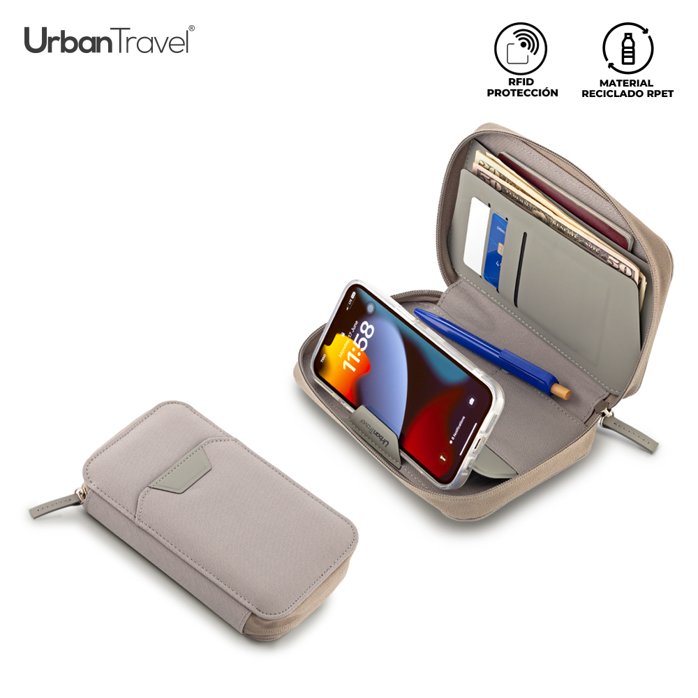 Portadocumentos RPET Urban Travel 