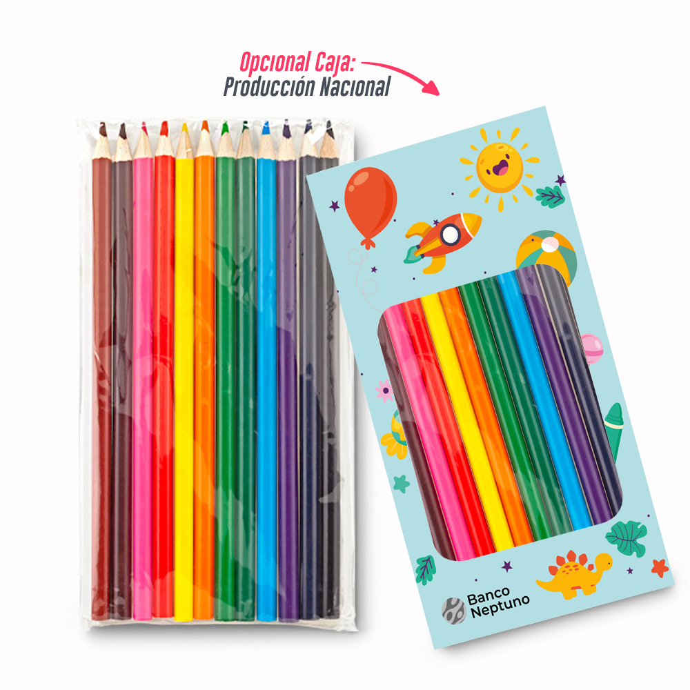 Set de 12 Colores en Bolsa 