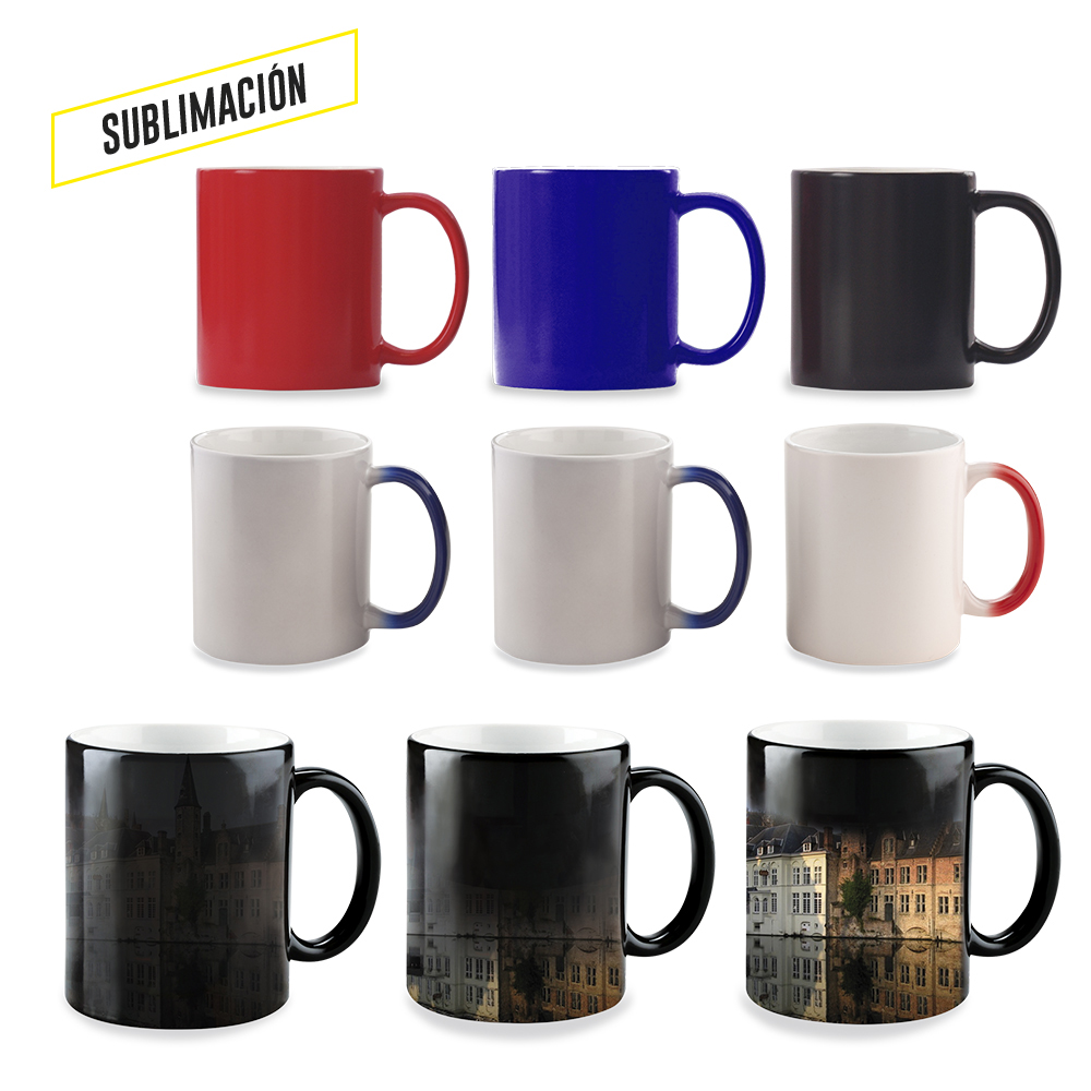 Mug Cerámica Sublimación Magic Color 11oz PRECIO NETO