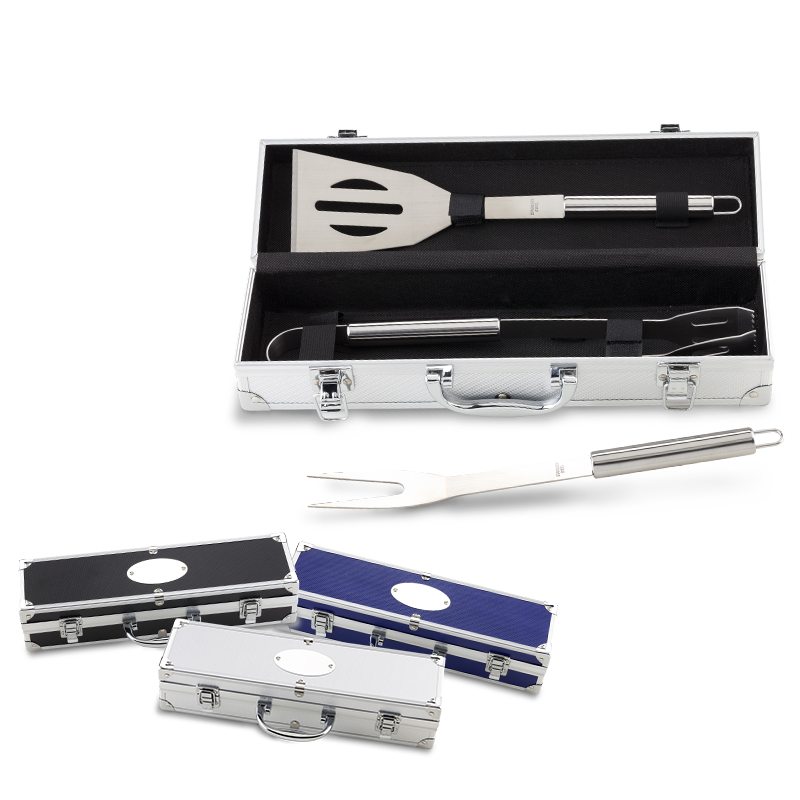 Set De BBQ En Aluminio 3 Piezas
