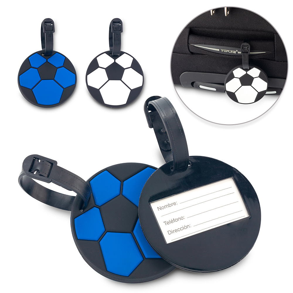 Identificador de Maletas en PVC Soccer PRECIO NETO - OFERTA