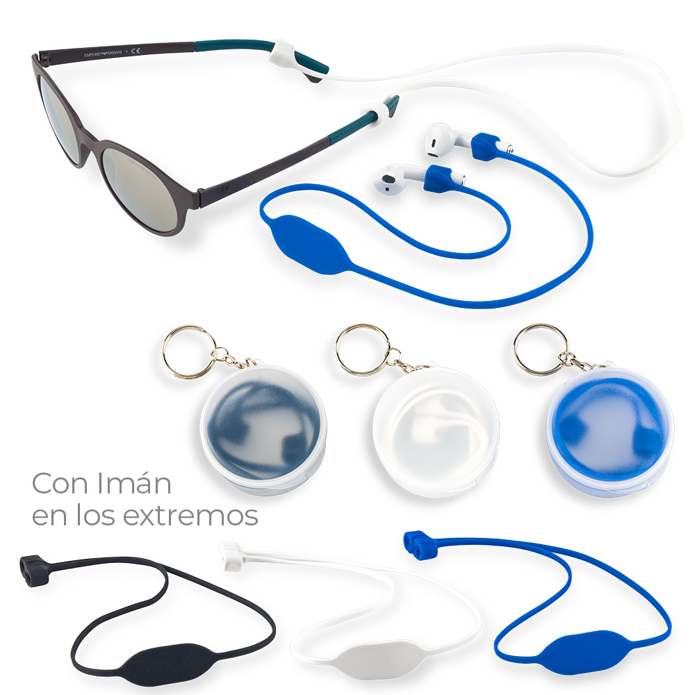 Accesorio en Silicona Para Gafas y Audifonos OFERTA 