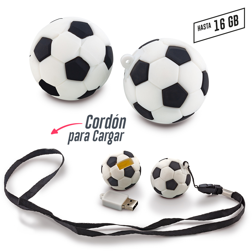 PVC Memoria USB Soccer (Ver OF-228-CH) - OFERTA